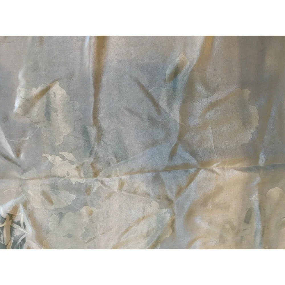 Liz Claiborne Scarf Silk Printed Floral Rose Design 17x 56